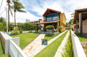 Casa 4QTS Beira-Mar em Tamandaré - Pé na areia com Churrasqueira - SH028
